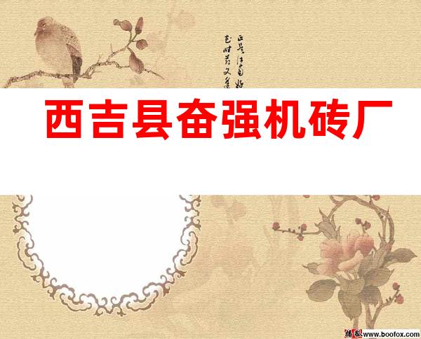 西吉县奋强机砖厂